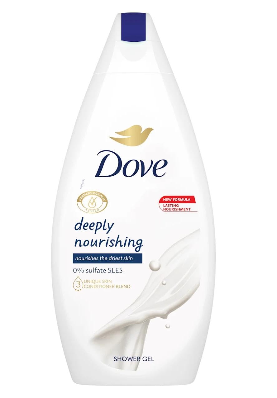 Confezione da 6 – DOVE crema doccia – Deeply Nourishing (Nutrition Intense) – 450 ml