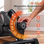 YOSUDA Under Desk Bike Pedal Exerciser - Magnetic Mini Exercise Bike, Desk Pedal Bike for Home/Office Workout - Image 2