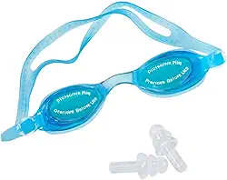 Óculos De Natação Infantil Lente Com Proteção UV Antiembaçante Ajustável