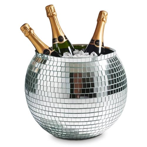 MikaMax Eiskübel Discokugel – XL 11 Liter – Getränkekühler...