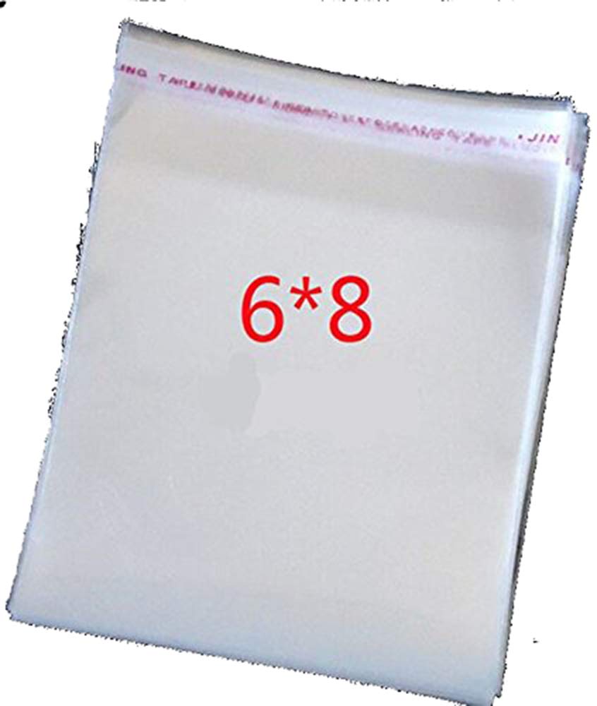 DMS RETAIL Transparent Plastic Packing Bags Adhesive Plastic Poly Bag Clear Self Adhesive Plastic Bags Size 6X8 Inches (Pack Of 40 Bags) (B0816YRDWC) Amazon Price History, Amazon Price Tracker