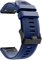 Vista 7 de REYDA Correa de silicona compatible con Garmin Forerunner 965/955/945/935, 0.866 pulgadas, ajuste rápido, correa de silicona de repuesto para Garmin