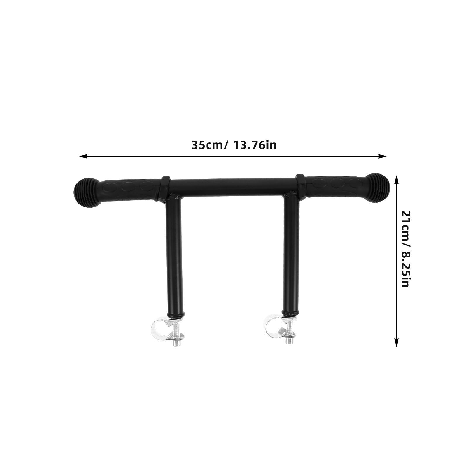 Barre d'appui réglable pour poussette et wagon avec multiples boucles, extension de guidon détachable en plastique et acier inoxydable, accessoires pour poussettes pour balades en