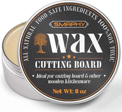 Comparison: Best Oil For Wooden Spoons 9 Cutting Board Wax (8 oz), Wood Butter & Conditioner for Butcher Block Protection, with Natural Beeswax & Mineral Oil, Board Cream for Cutting Boards, Spoons & All Wooden Kitchen Utensils