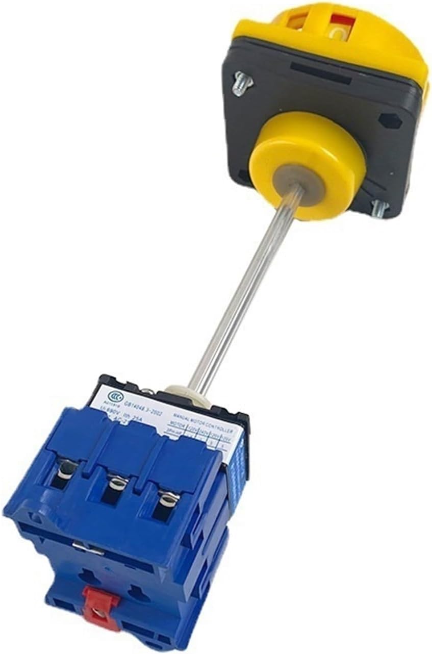 YMD11-B Series with Extension Rod Isolation Switch Padlock Panel DIN Rail mounting 3/4P Switch Rotary cam selector Replacement LW30(80A 4P)