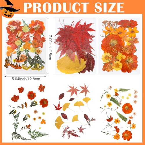 Janinka 108 Pcs Fall Pumpkin Silicone Candle Molds Thanksgiving Halloween 3D DIY Craft Resin Molds Making Kit Epoxy Maple Ghost Craft for Fall Harvest Making Candle Fondant Soap Candy Clay Tools - Image 4
