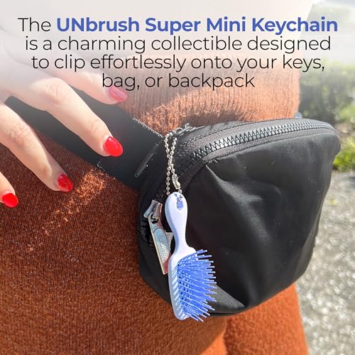 image for FHI Heat UNbrush Keychain Super Mini Hair Brush — Collectible Miniat