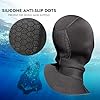 PAWHITS Wetsuit Hood, Thermal Diving Hood with Flow Vent for Women Men, Unisex 3mm Neoprene Hat Cap for Scuba Kayaking Snorkeling Water Sports (M) #2