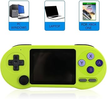 gloryart SF2000 ハンドヘルドゲームプレーヤー 3 インチ IPS スクリーンポータブルレトロコンソール内蔵 8000 ゲーム 7 エミュレータ AV 出力 16G メモリカード付き