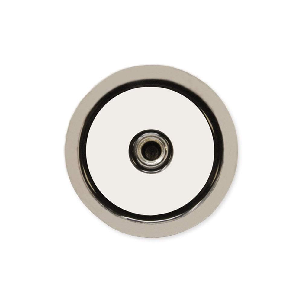 N42 Pot Pot Noodmio Magnet Con Mebolla M10 Per Pesca A Magnete, Recupero E Caccia Al Tesoro - 75Mm Dia x 15Mm - 200kg Di Tiro - Pacco Di 1