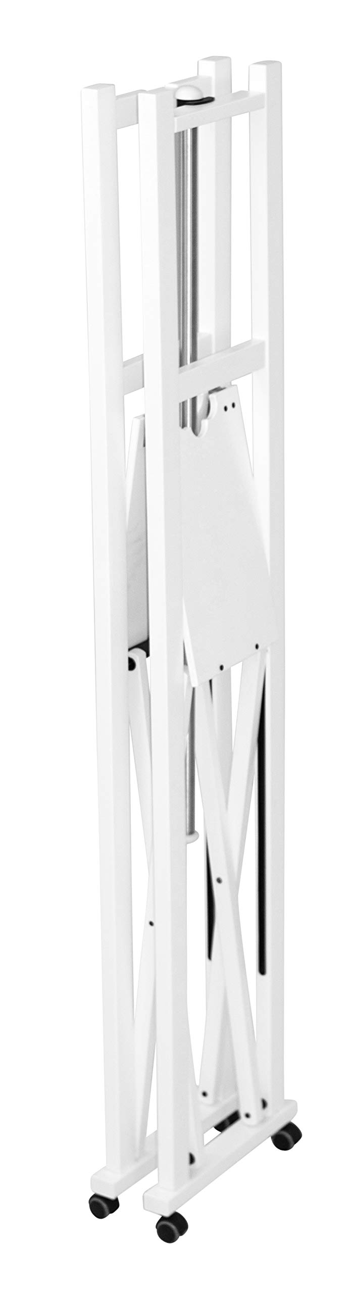 Arredamenti Italia Appendiabiti ELIOS, Legno - Chiudibile - Allungabile -Ar-It il cuore del legno (Bianco)