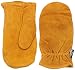 Quietwear Men's Split Leather Thinsulate Mitten, Rust, Large