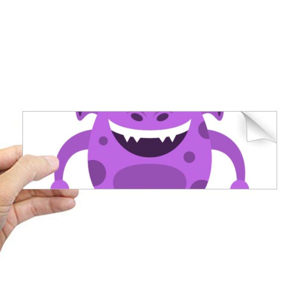 Autocollant pour fenêtre monstre violet occultant et décoratif