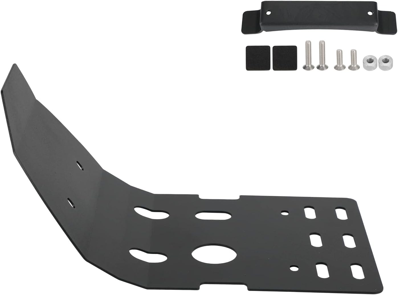 Areyourshop Skid Plate Engine Guard Bottom Skid Plate Belly Pan Protection Aluminium for Kawasaki KLX230/R 2021-2022