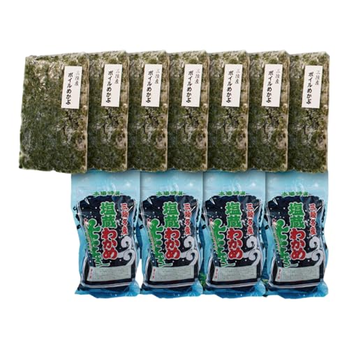 三陸わかめ 海の幸セットD (ボイルめかぶ200g×7 / 塩わかめ150g×4)