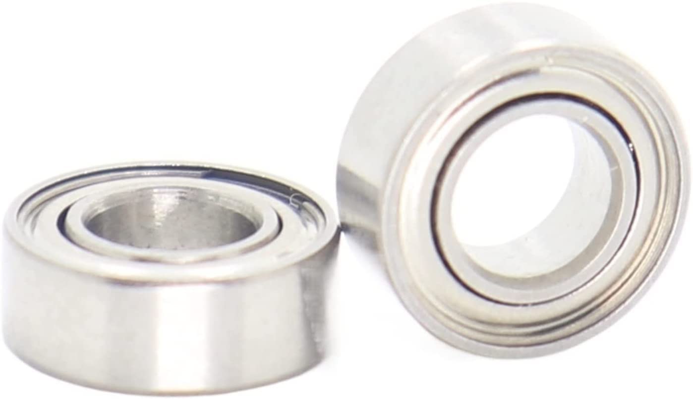 JGNAYRKJQI 2PCS SMR148ZZ CB 8 * 14 * 4mm ABEC-7 Air Bearing for RC Car Helicopter Stainless Steel Hybrid Ceramic Fishing Reels Bearings MR148zz