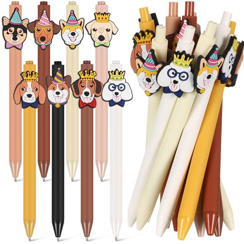 Engrowtic 24 Pcs Christmas Cute Pens Cartoon Funny Pen Writing Kawaii Ballpoint Retractable Black...