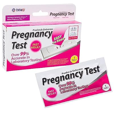 4 HCG Pregnancy Tests Strips Over 99% Accurate Testing Kit Fast Results at Home Rapid Early Detection Strips Sensitive Urine Tests for Women