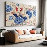 ⭐Matériaux de Qualité : La toile, en matériau épais type canvas, offre une texture fine et un entretien facile. Le cadre intérieur est en bois massif, résistant à la déformation. Cette tableau decoration mural revêtement mat professionnel appliqué en surface réduit les reflets et rehausse la qualité visuelle de l'ensemble.
