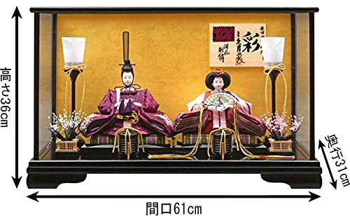 Amazon | 雛人形 久月 ひな人形 雛 ケース飾り 親王飾り 柴田家千代作