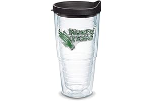 North Texas Mean Green Tumbler With Tervis Lid, Black 24oz