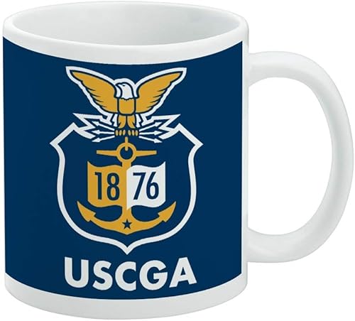 Vista 266 de Taza de cerámica con el logotipo principal de la Universidad de St. John, taza de regalo novedosa para café, té y bebidas calientes, 11oz, blanca