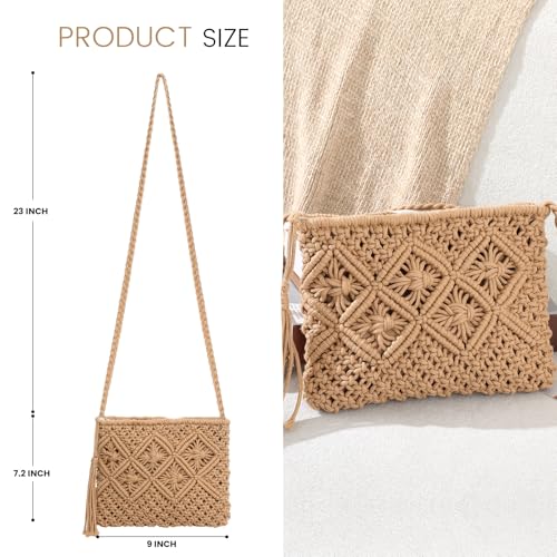 Image of Avisky Beach Purse Straw Crossbody Bags for Women Straw Purse Beach Bag Woven Summer Purses for Women 2026