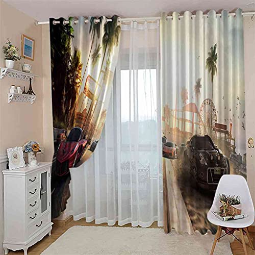 Rideaux salon enfants occultant thermique isolant phonique polyester - 4