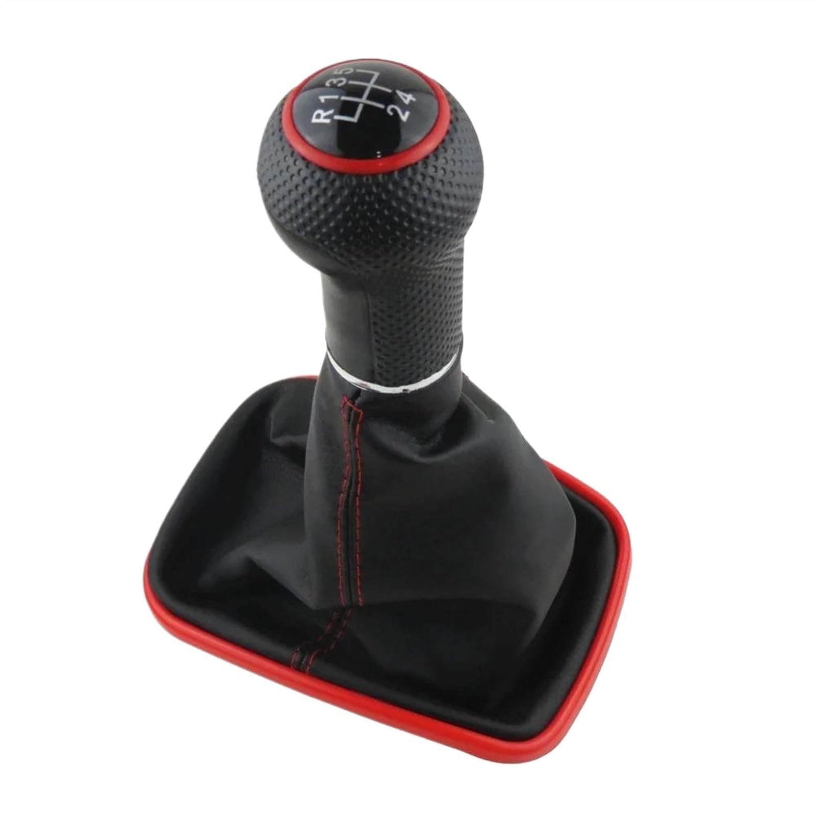 CAVINBDZ 5 Speed Black Frame Gear Shift Knob Lever Gaiter Boot for VW for Golf 4 IV MK4 GTI R32 for Bora for Jetta 1999-2004