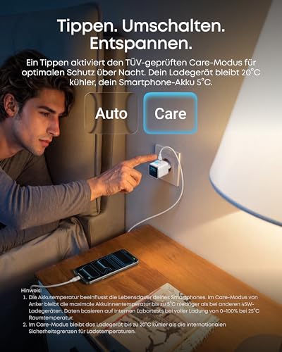 Anker Smart Ladegerät, Anker Nano 45W USB C Ladegerät mit Display GaN – Ansicht 4