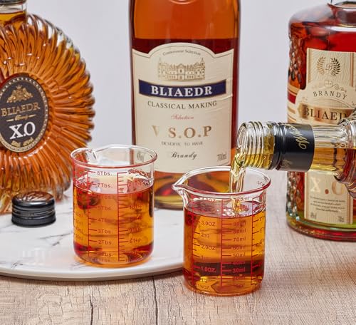 image for Ackers BORO3.3 Ackers High Borosilicate Glass Measuring Cup Set with P