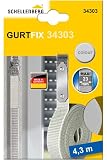 Schellenberg 34303 Gurtfix zestaw naprawczy do rolet pasowych, szary, szerokość 23 mm, 4,3 m