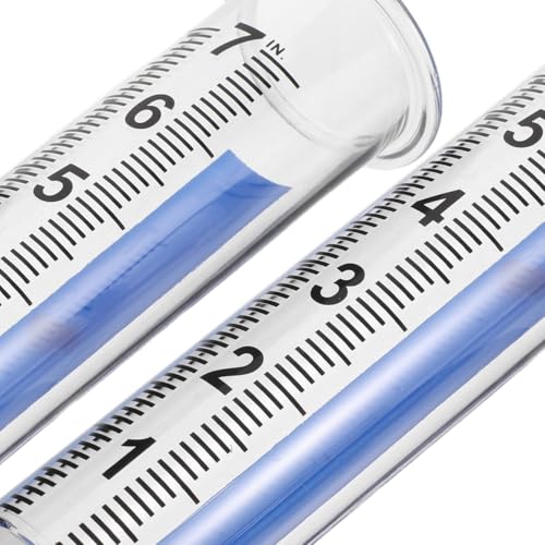 TOYANDONA 4-częściowy deszczomierz: Plastikowa rurka do pomiaru deszczu do ogrodu, ogrodu, gospodarstwa, szkoły dla dzieci