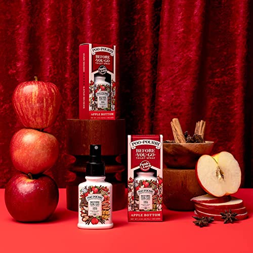 Image of Poo-Pourri Before-You-Go Toilet Spray, Apple Bottom, 2 Fl Oz - Red Apple, Caramel and Sea Salt