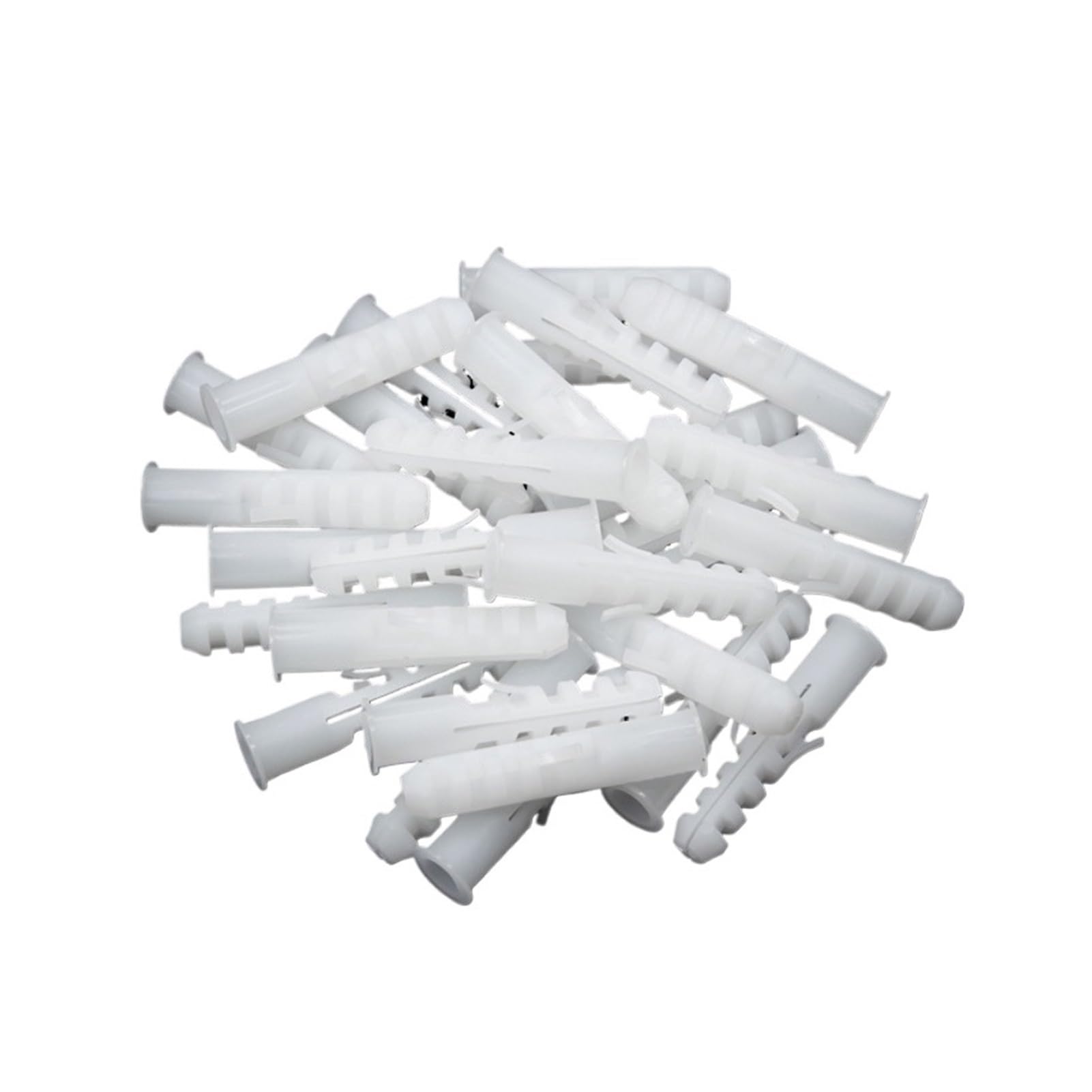 Tornillos de expansión de plástico Anclajes de plástico for paneles yeso, 100 piezas, 6-12 mm, color blanco(8mm)