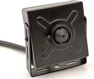 Mini Security POE IP Pinhole Camera, HD 4MP Small Indoor IP Camera 3.7 mm Pinhole P2P Remote View H.265/H.264 CCTV Video Camera