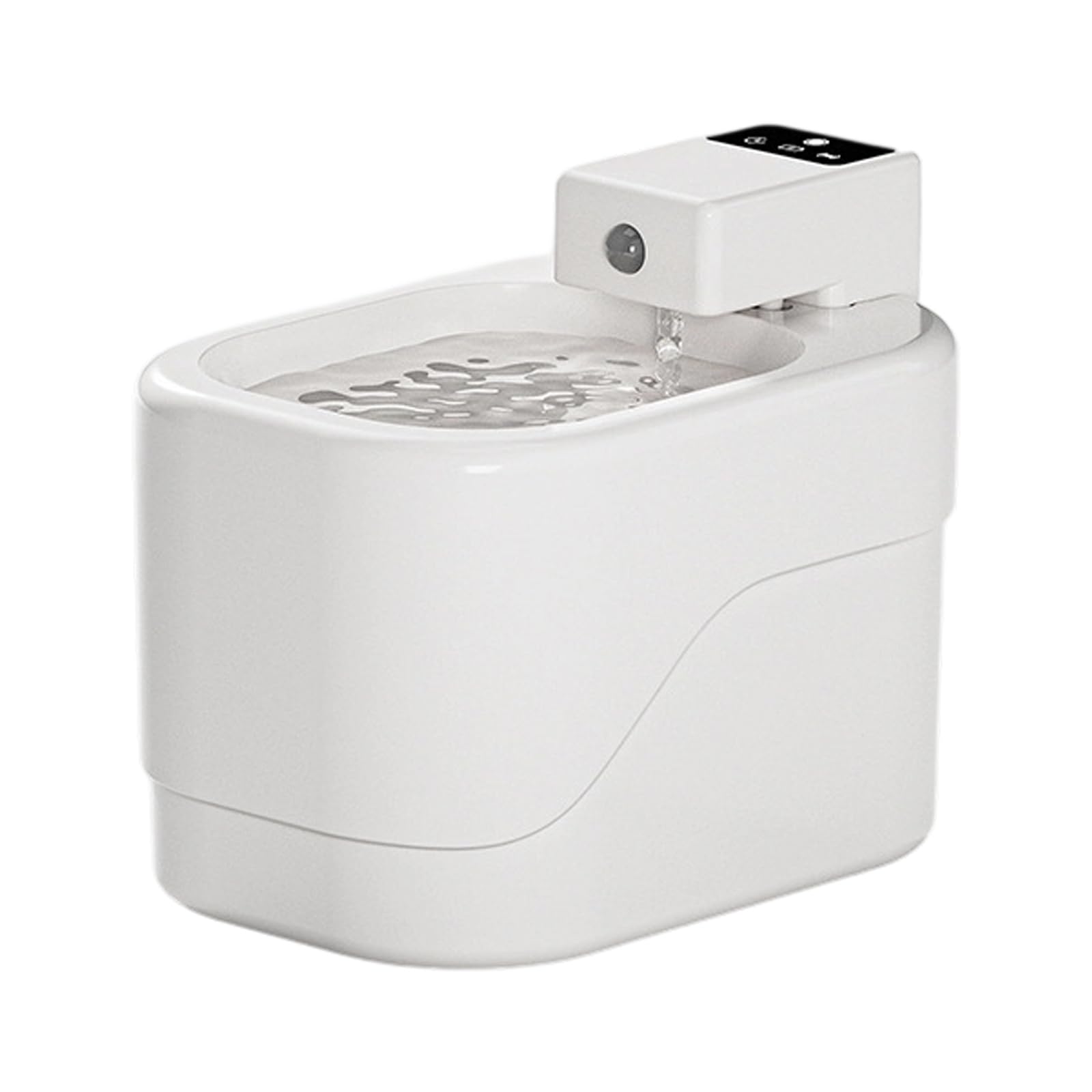 Fuentes de agua para gatos, dispensador de agua para perros, gran capacidad, súper silencioso, automático, bajo bebedero silencioso