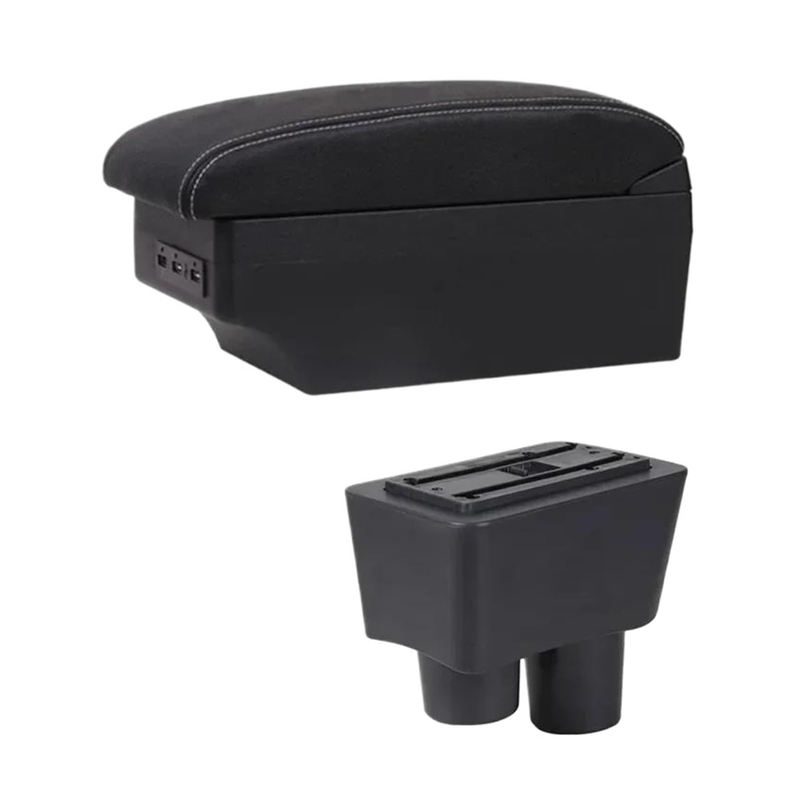 Otbehuwj E1 White Line For Nissan For Almera For Versa Car Armrest Box Interior Retrofit Storage Box