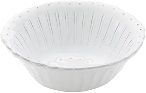 Miniatura 1 de Arte Italica Bella Bianca Beaded tazón para cereales color blanco