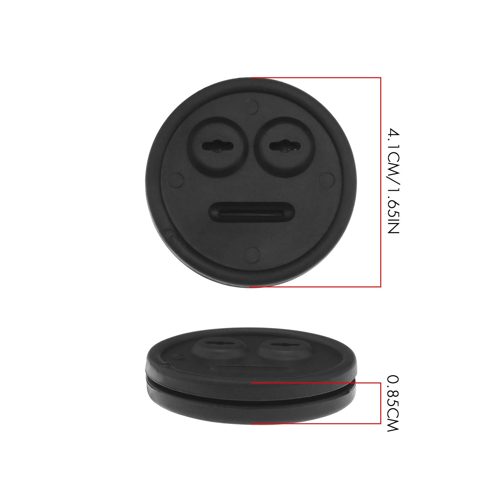 SG Store 4PCS Thermometer Probe Washer 85037 Thermometer Probe Grommet Thermometer Probe Rubber Gasket Thermometer Probe Ring Compatible with Weber Smokey Mountain - Image 4