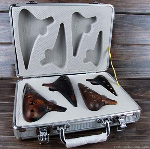 Classic Fengya 12 Hole Ocarina Set (Alto C, Soprano C, Soprano G, Soprano F)