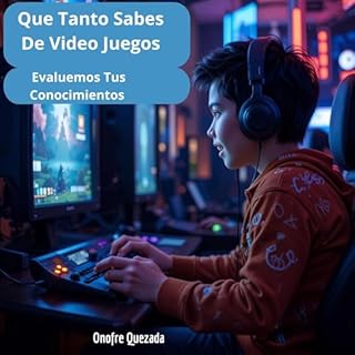 Diseño de la portada del título Que Tanto Sabes De Video Juegos: Evaluemos Tus Conocimientos