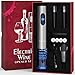 Electric Wine Opener with Charger- Wine Accessories Christmas Holiday Gift Set Holiday Kit with Batteries and Foil Cutter- Uncle Viner G105