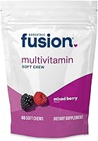 Bariatric Fusion Sugar-Free Mixed Berry Soft Chew Multivitamin | Post Gastric Bypass & Sleeve Surgery | 60 Ct 1-Month Supply