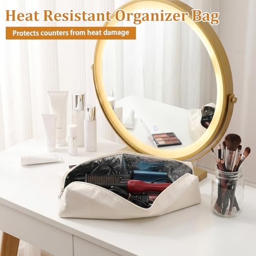 Bolsa organizadora para herramientas de cabello heat resistant miniatura 3