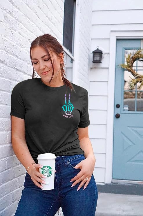 Mama Shirts Mom Life T-Shirts Women Some Days I Rock It Shirt Vintage Casual Short Sleeve Tops2