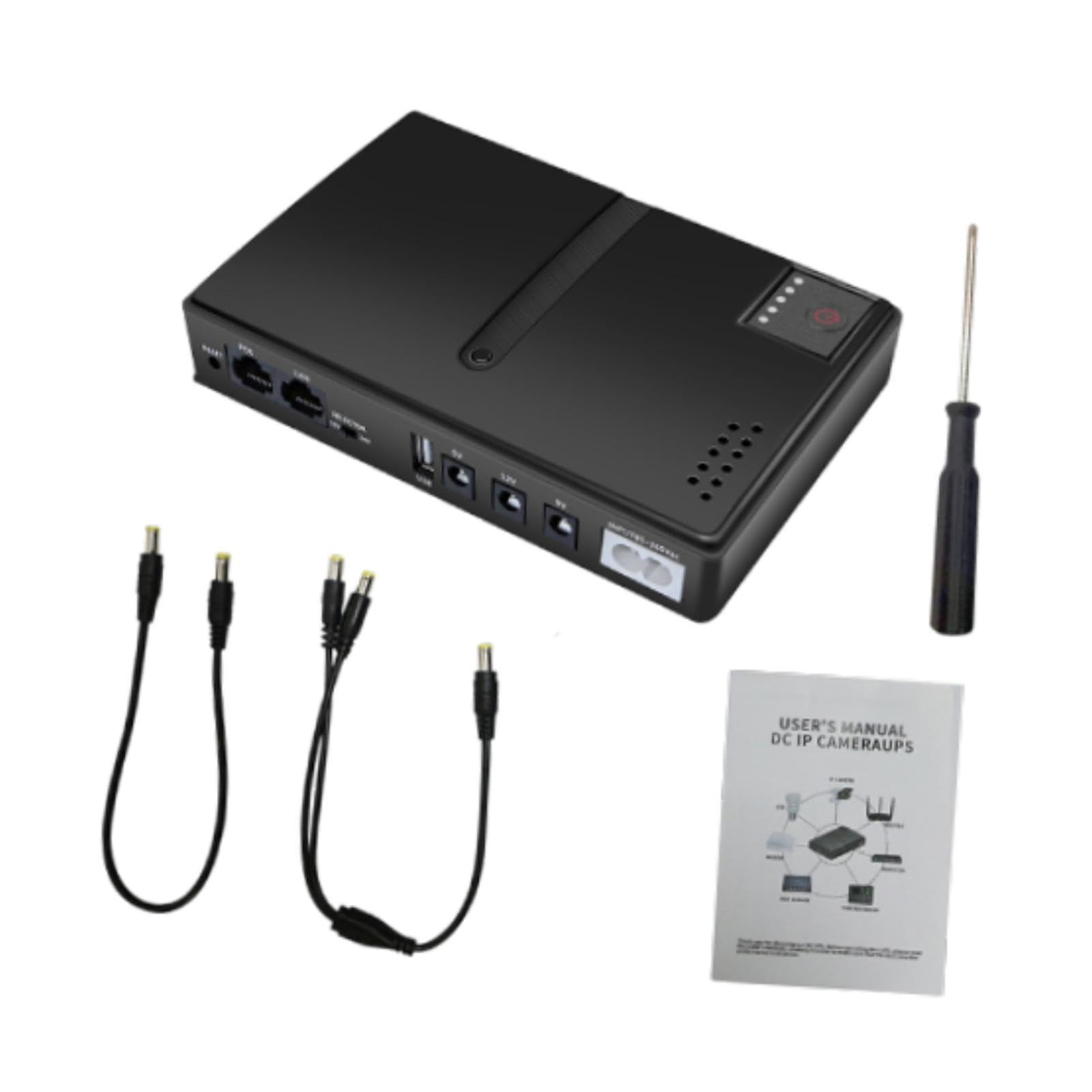 The Style Sutra Mini Ups Portable 5V 9V 12V Uninterrupted Power Supply for Home Camera Phone|1 Mini UPS Battery Backup Power Source (US Plug)| Uninterruptible Power Supplies-image-36