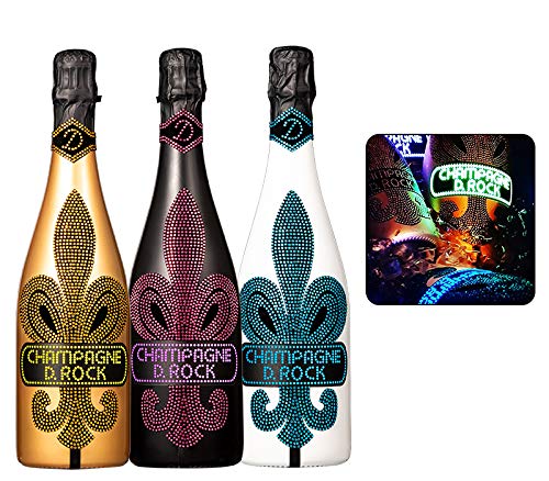 Amazon.co.jp: Champagne D.ROCK LUMINOUS(ロゴ発光)3種飲み比べセット