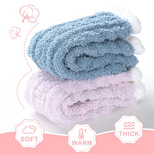 Fuzzy Socks for Women, Womens Winter Fluffy Cozy Slipper Socks3
