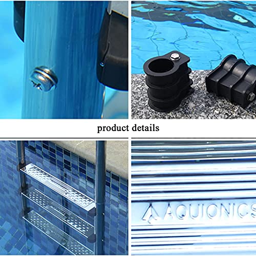 Escalera para piscina de acero inoxidable 3 peldaños CGF miniatura 5